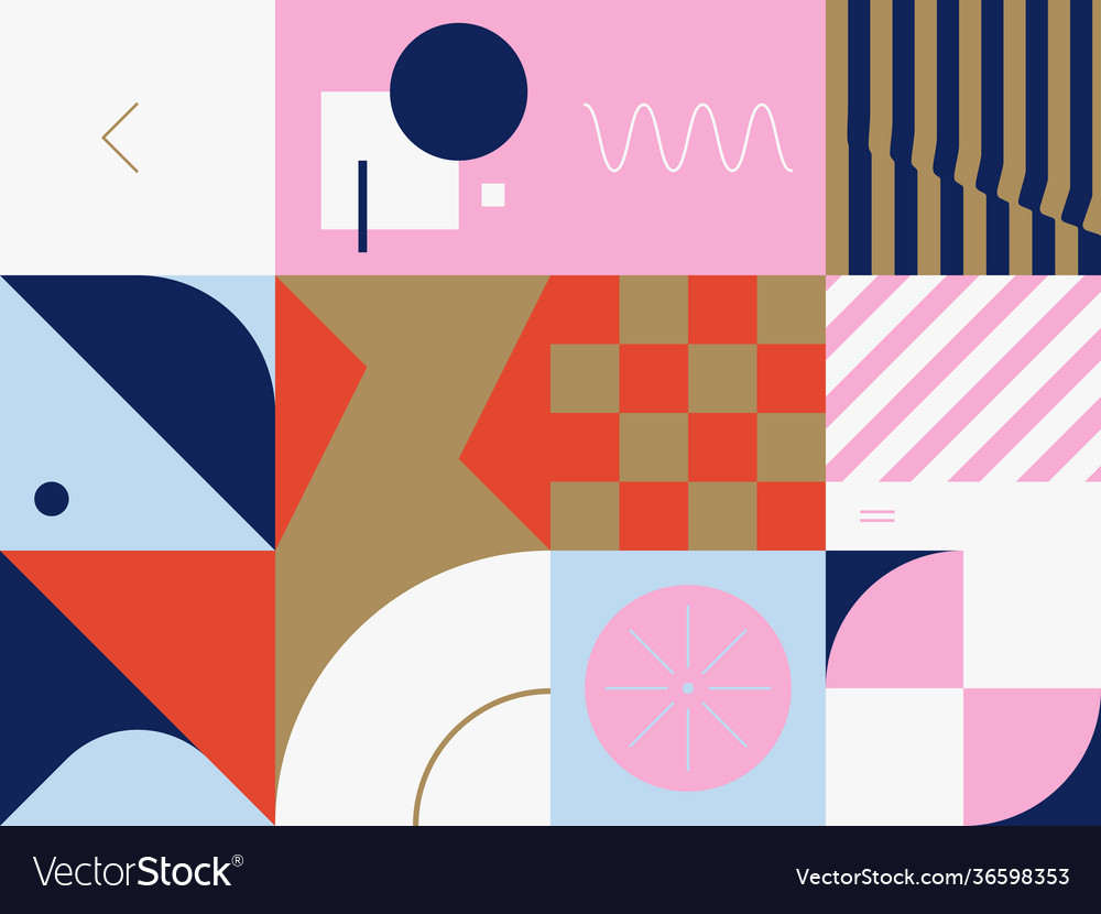 Retro future abstract pattern Vector Image Retro future abstract pattern