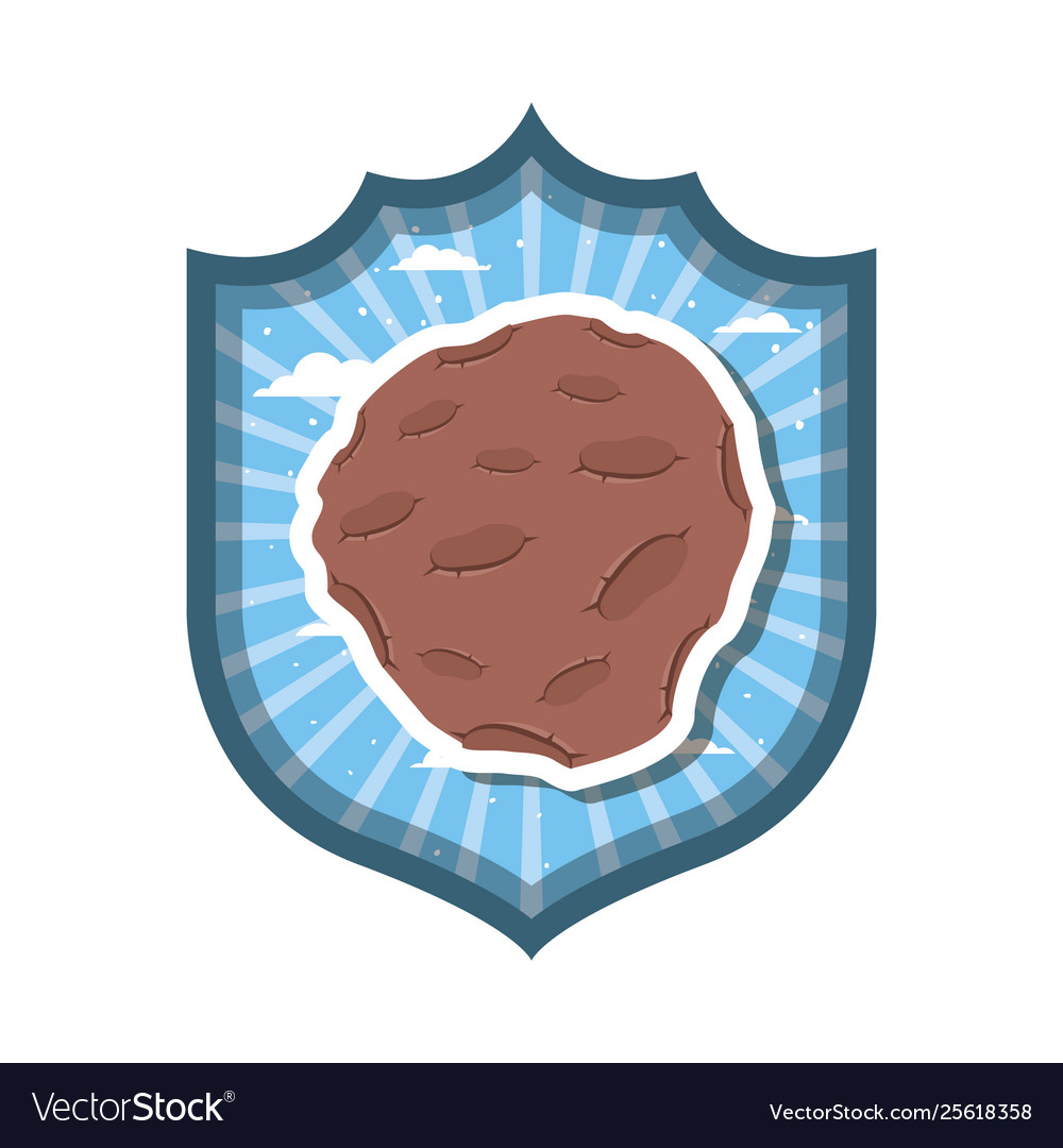 Frame with planet solar system