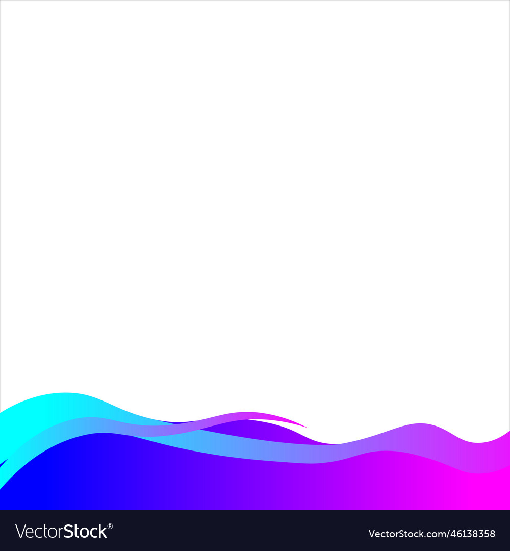 Gradient abstract footer