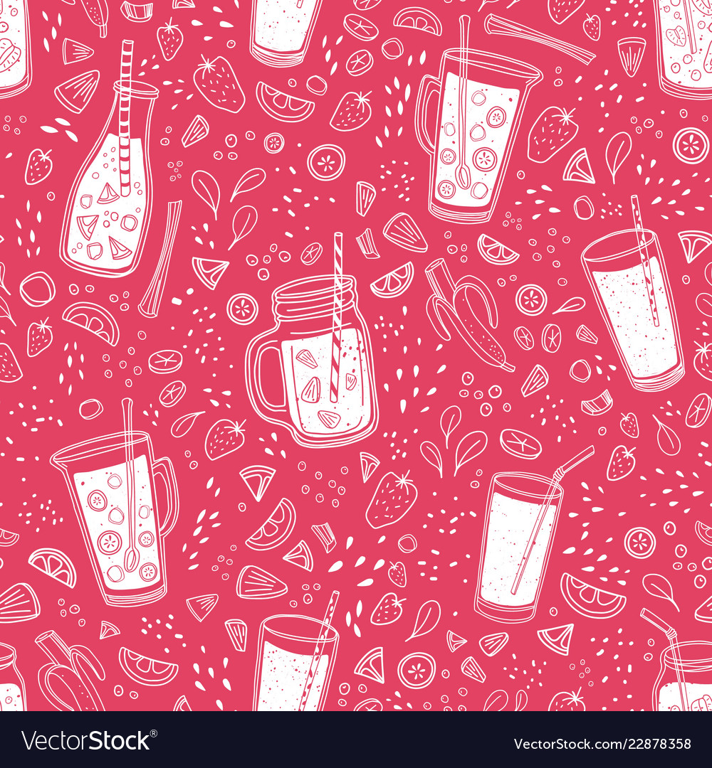 Pink Smoothie Pattern