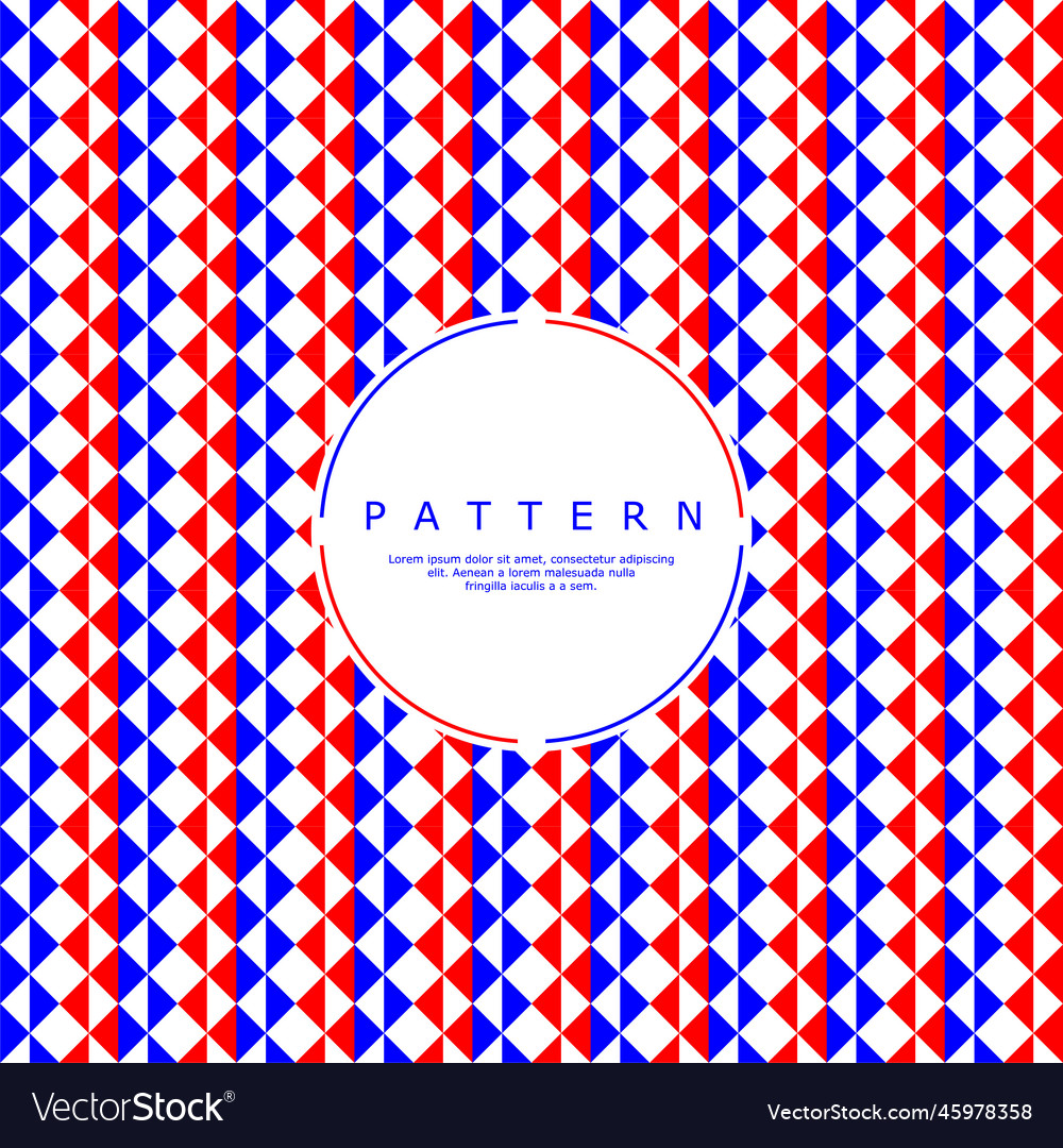 Triangle shapes abstract seamless pattern design vector image Triangle shapes abstract seamless pattern design