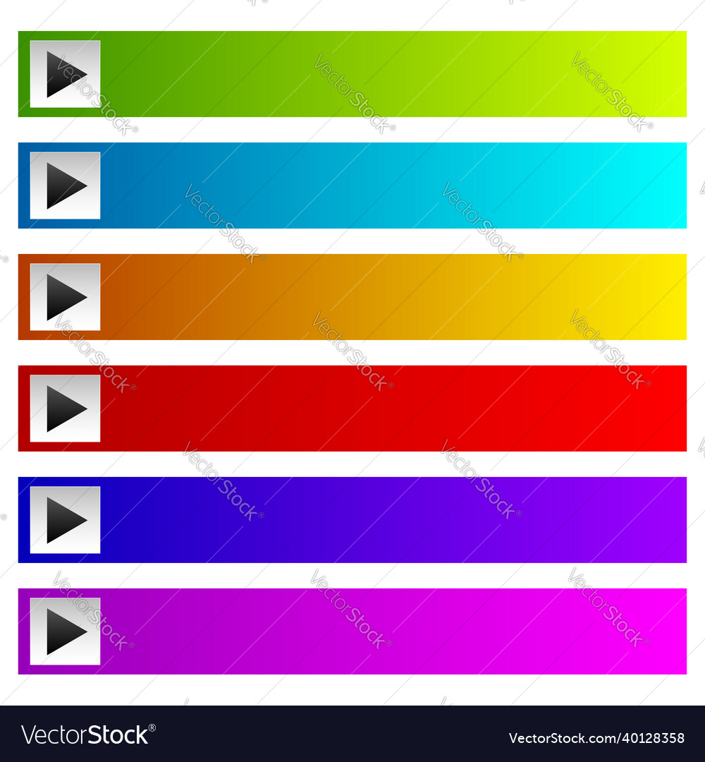 Web button banner plaque bar design element Vector Image Web button banner plaque bar design element