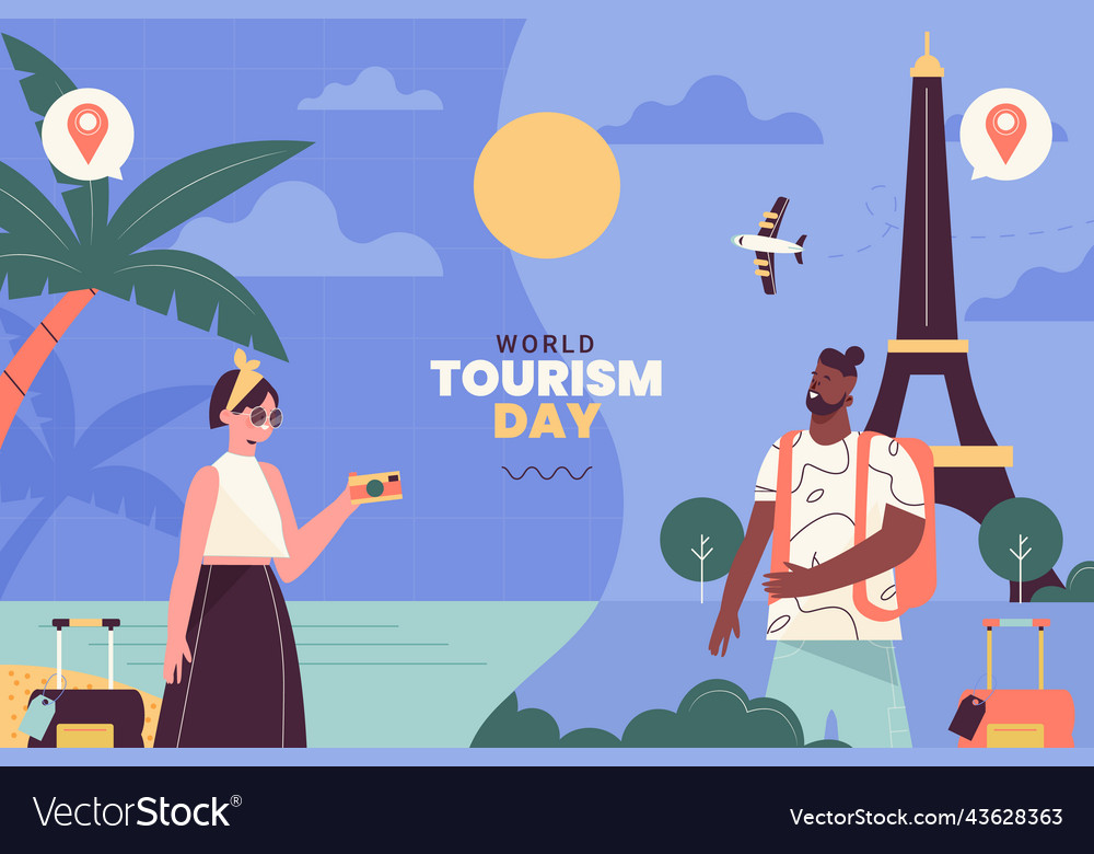 Flat for world tourism day