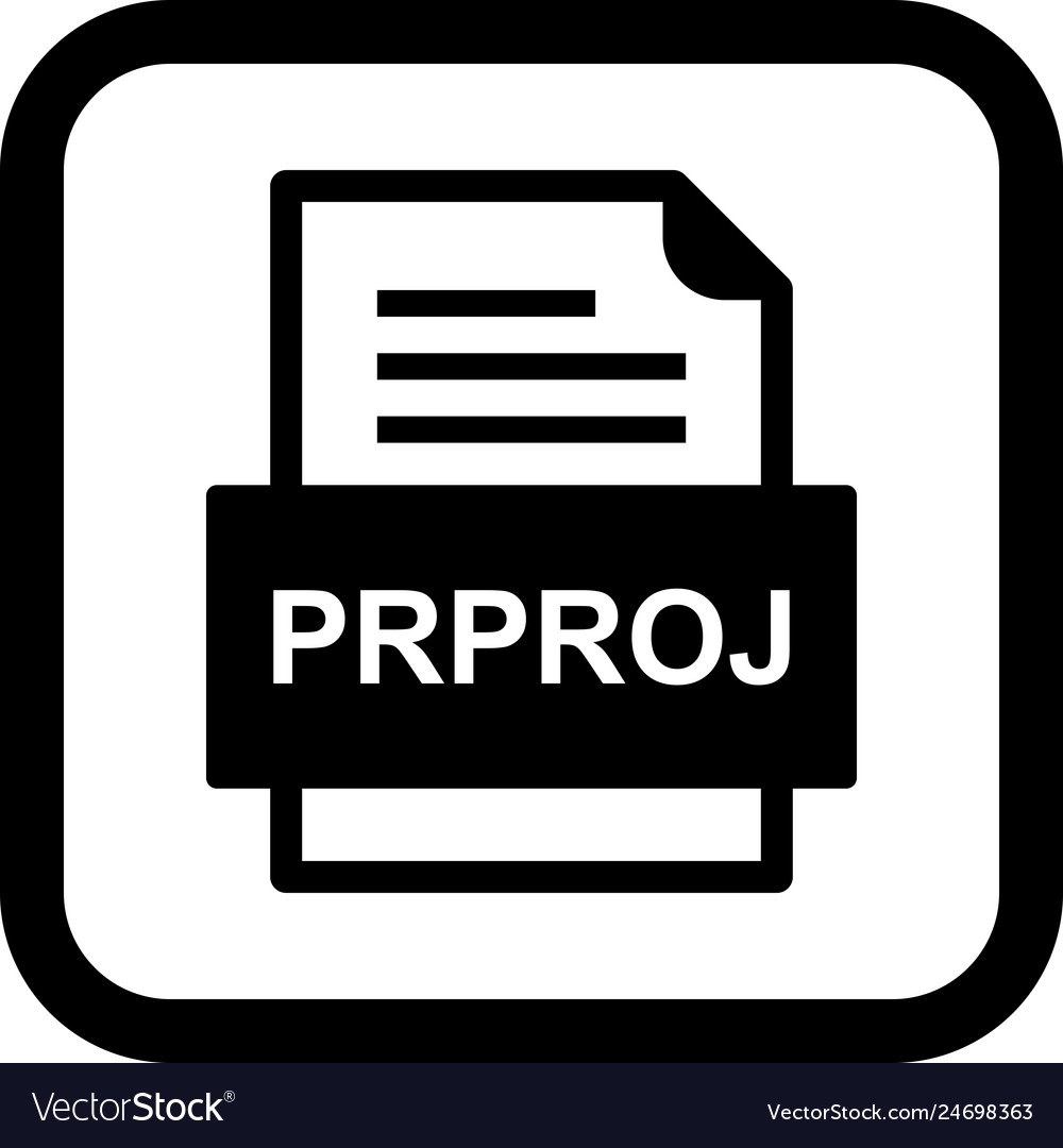 Prproj file document icon