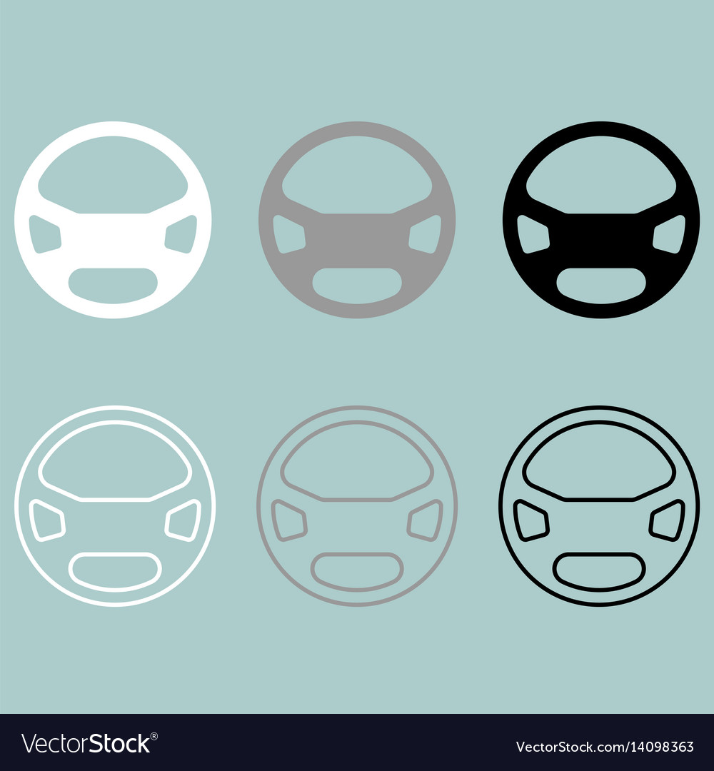 Rudder or steering wheel icon