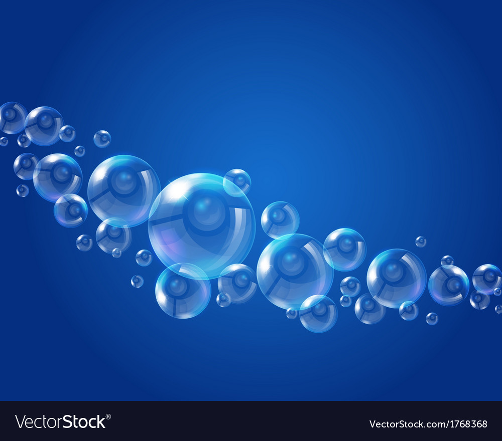 Background of soap bubbles