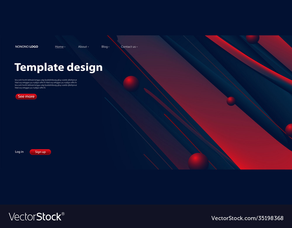 Color gradient background design abstract vector image Color gradient background design abstract