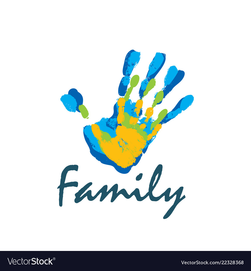 Family icon in the form of hands