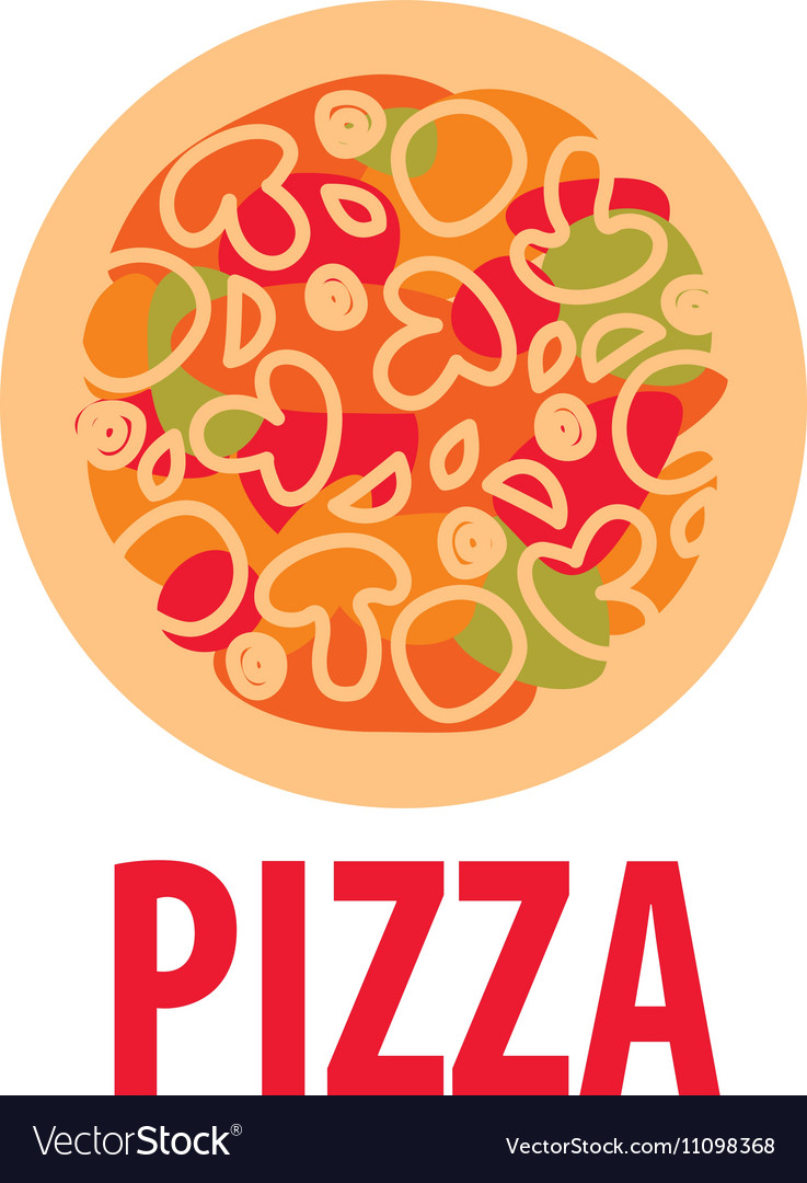 Pizza logo Royalty Free Vector Image - VectorStock