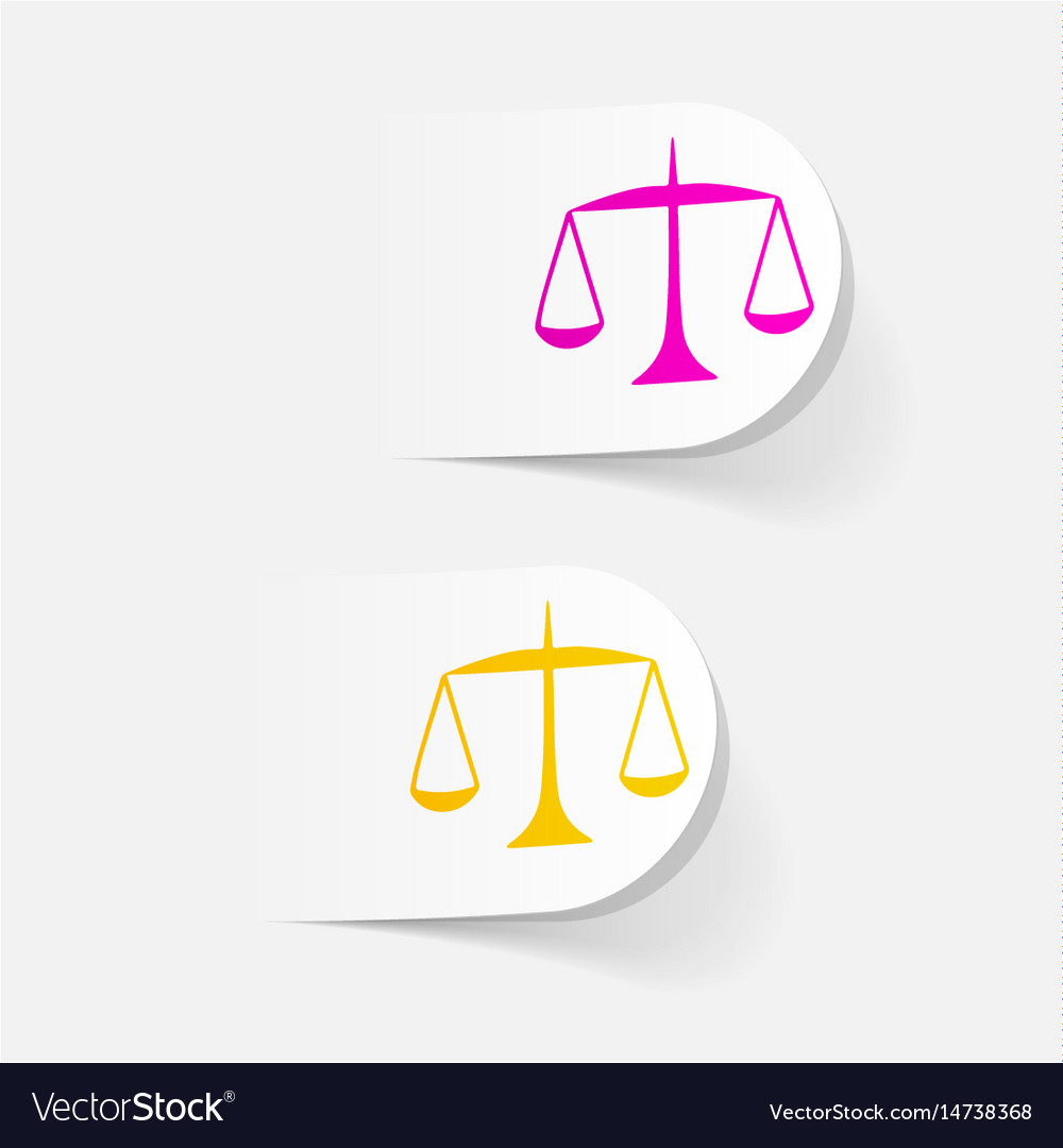 Realistic design element scales