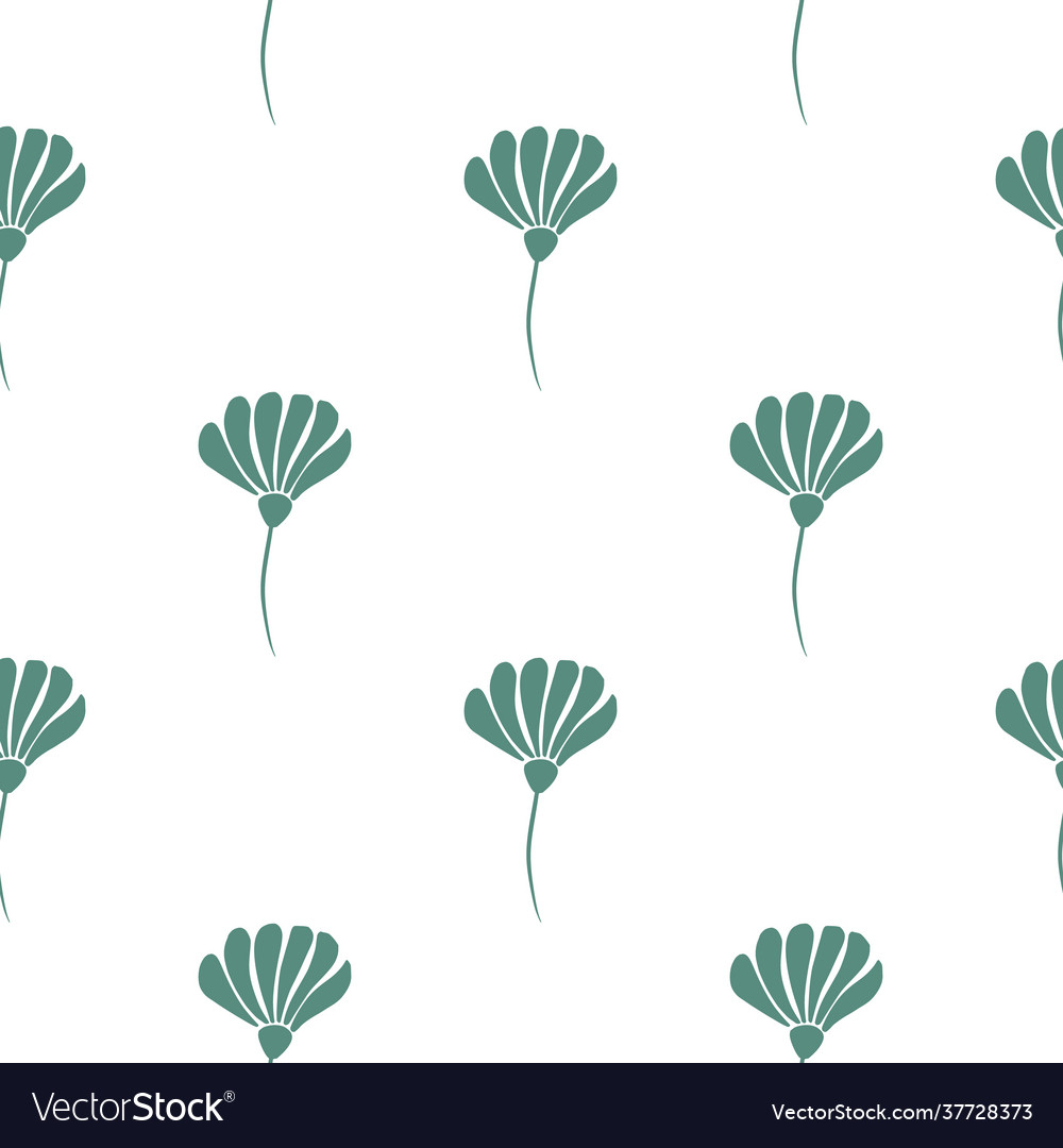 Abstrakte isolierte nahtlose Muster in botanisch vector image Abstrakte isolierte nahtlose Muster in botanisch