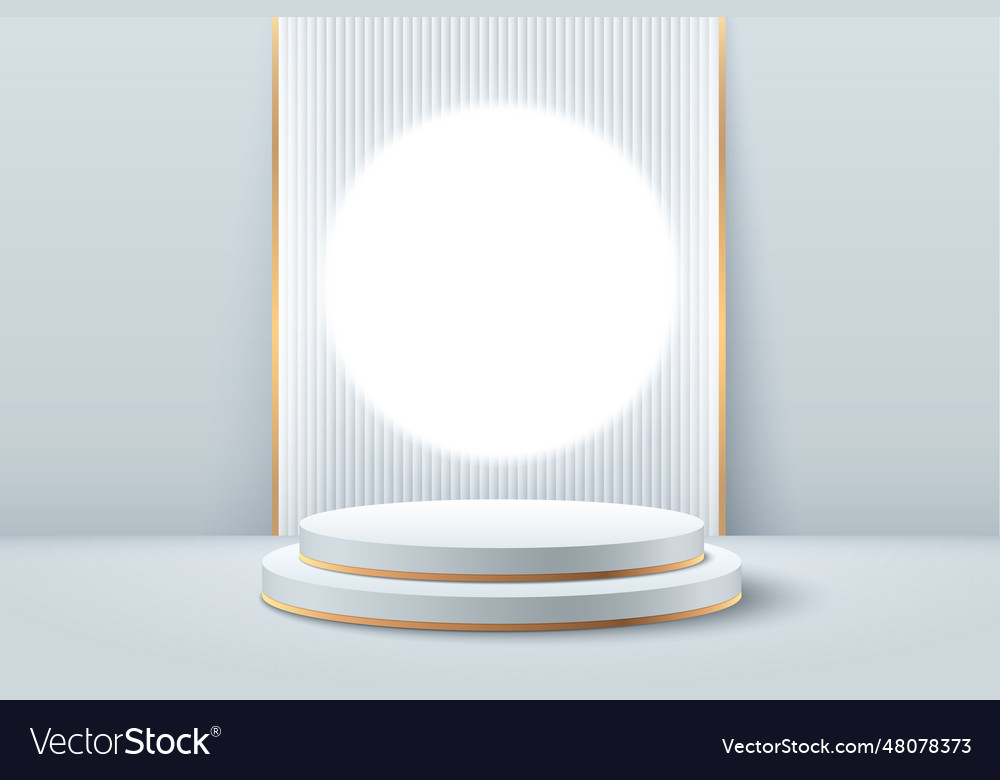 Abstract round display for product on website