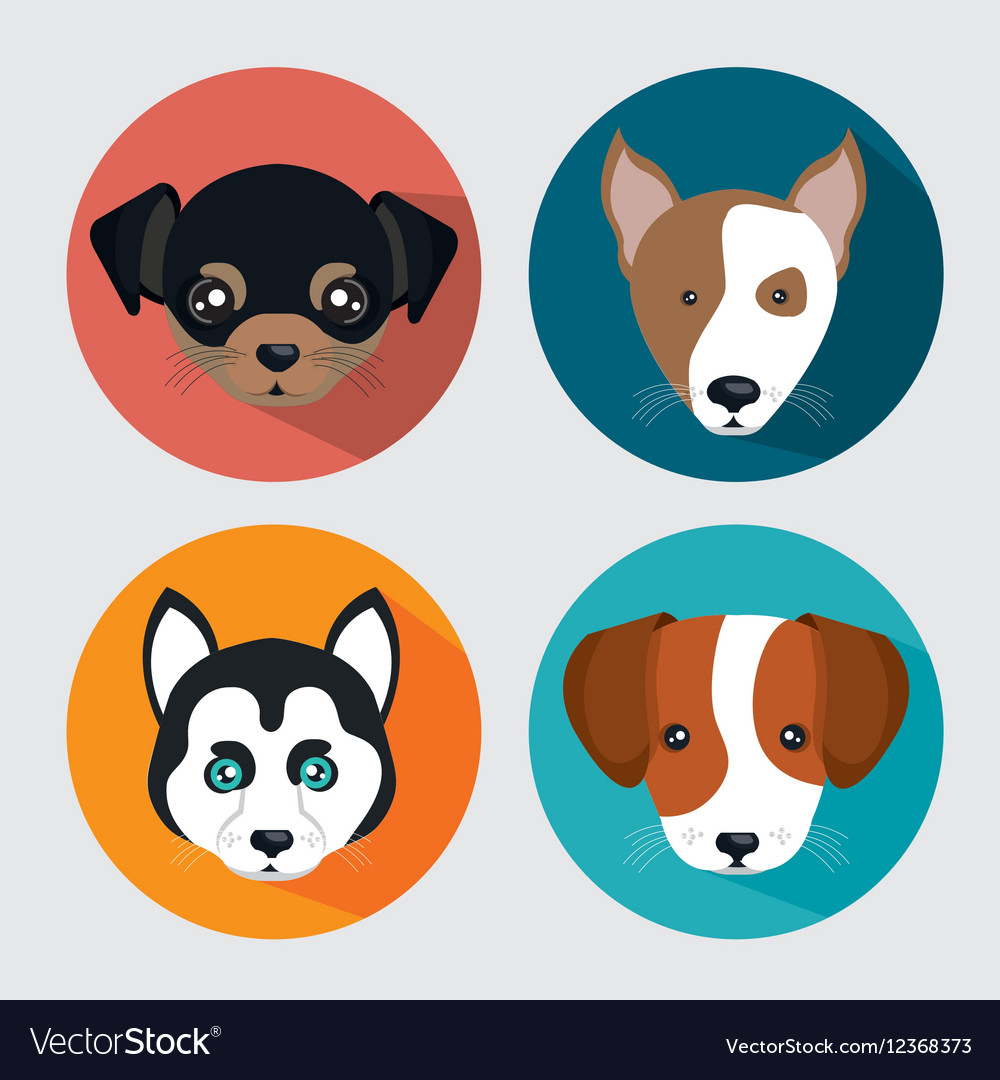 Adorable Puppy Pet Icons