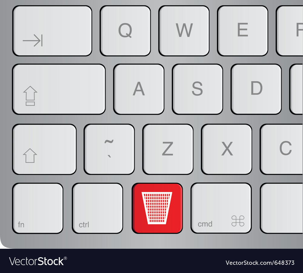 Delete or trash key