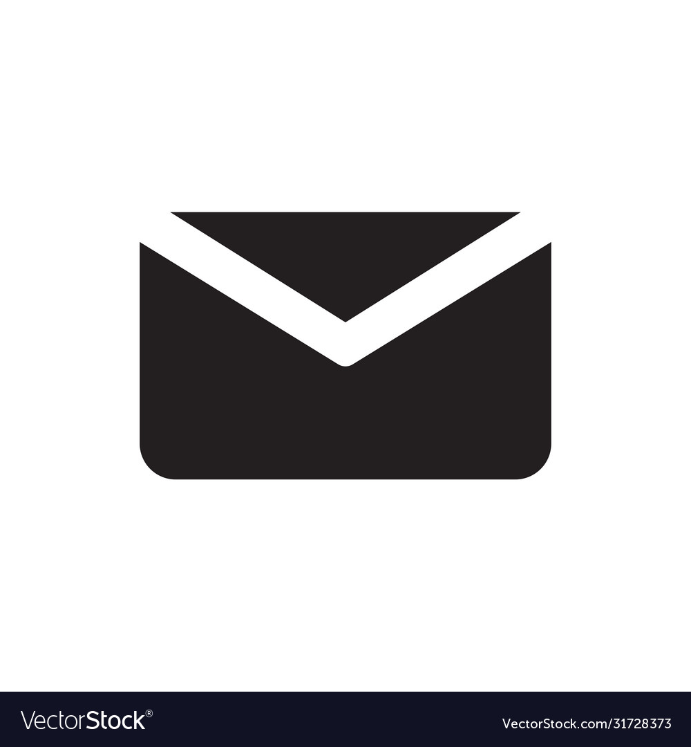 Email icon simple sign for web site and mobile app vector image Email icon simple sign for web site and mobile app