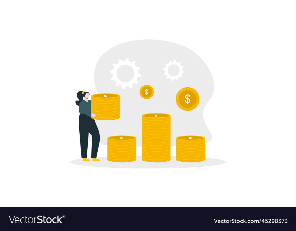 Investment personal finance management concept