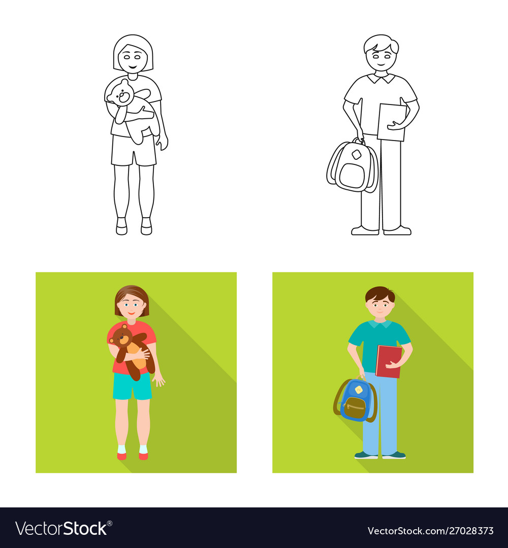 Isolated object character and avatar symbol
