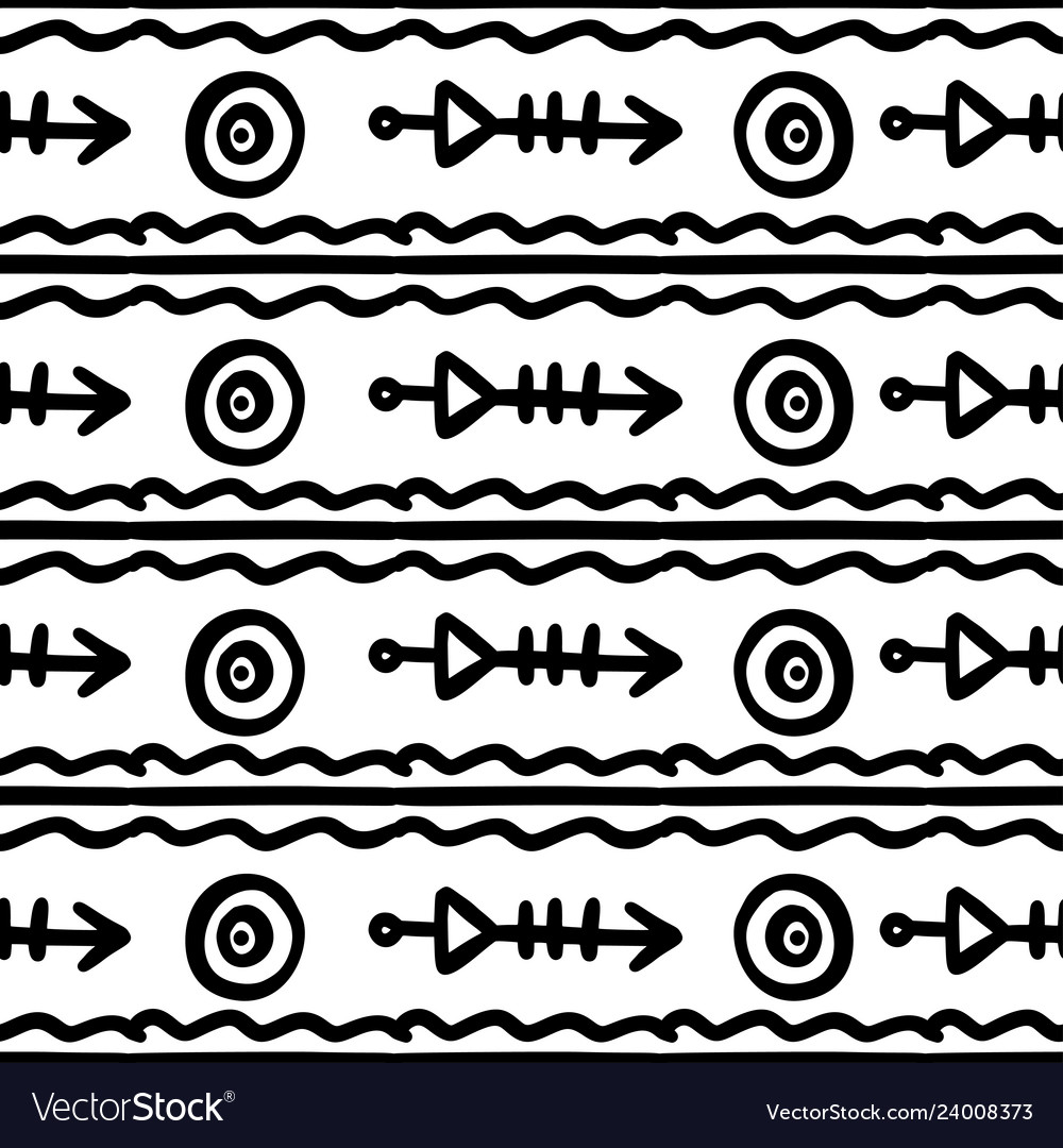 Seamless aztec pattern