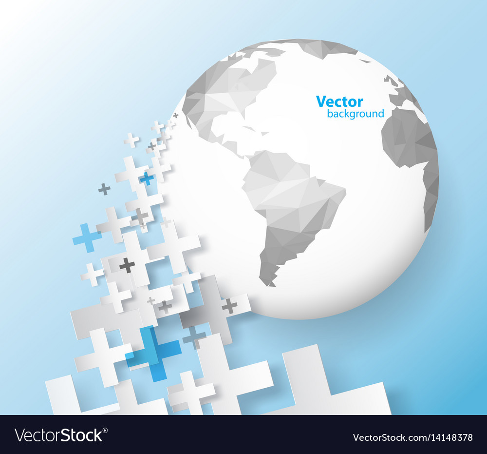 Abstract background created with plus sign