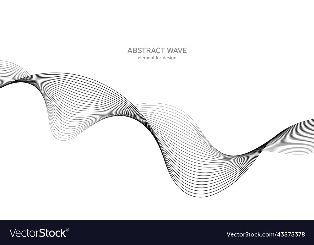 Abstract wave element for design digital vector image Abstract wave element for design digital