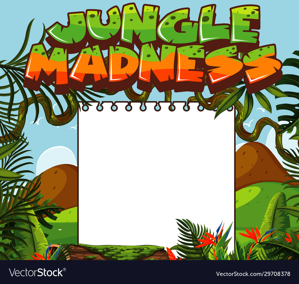 Background template design with green trees vector image Background template design with green trees