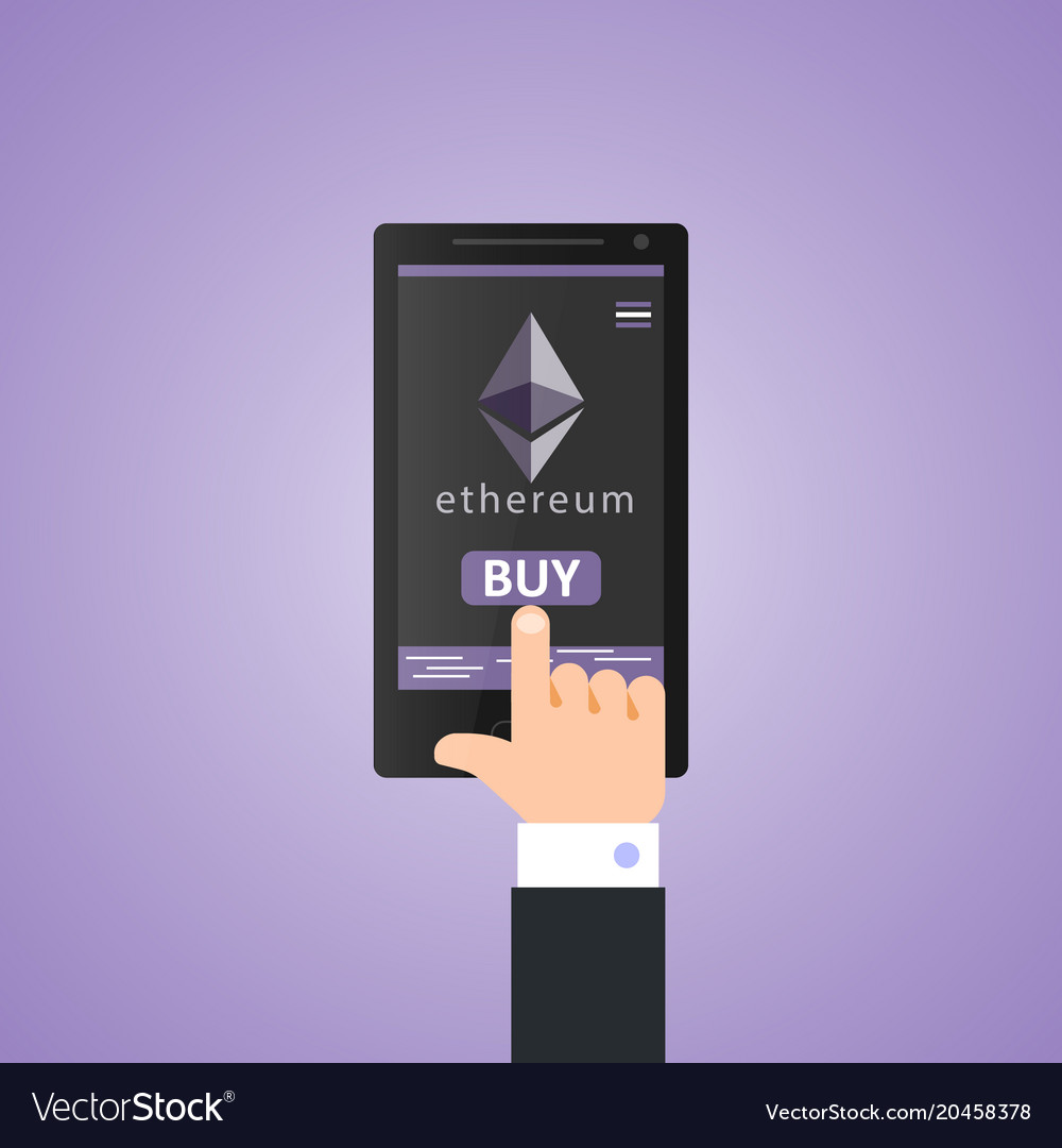 Ethereum cryptocurrencyphone und kaufen Taste