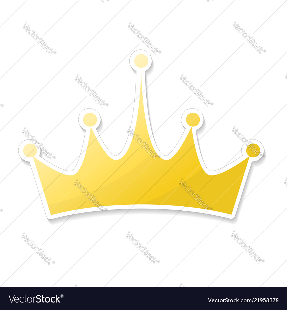 Корона желтая фото