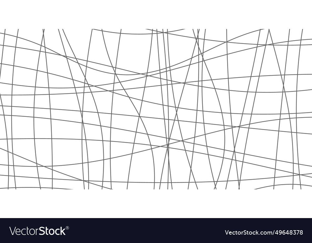 Hand drawn lines abstract pattern wave simple