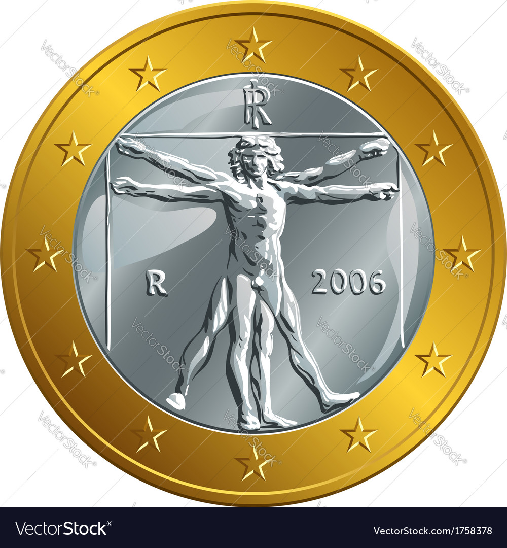 italian-money-gold-coin-euro-royalty-free-vector-image