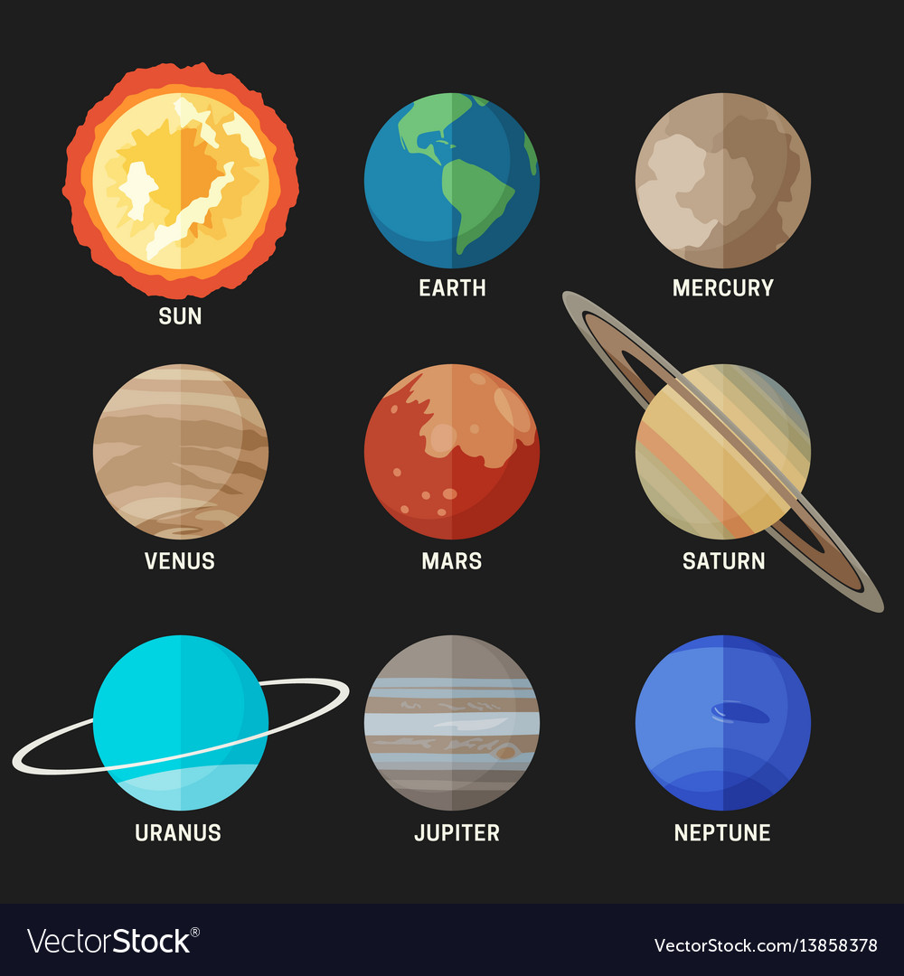 Solar System Planets SVG