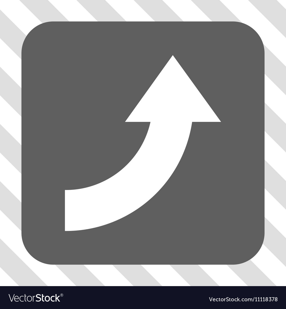 Rotate up rounded square button