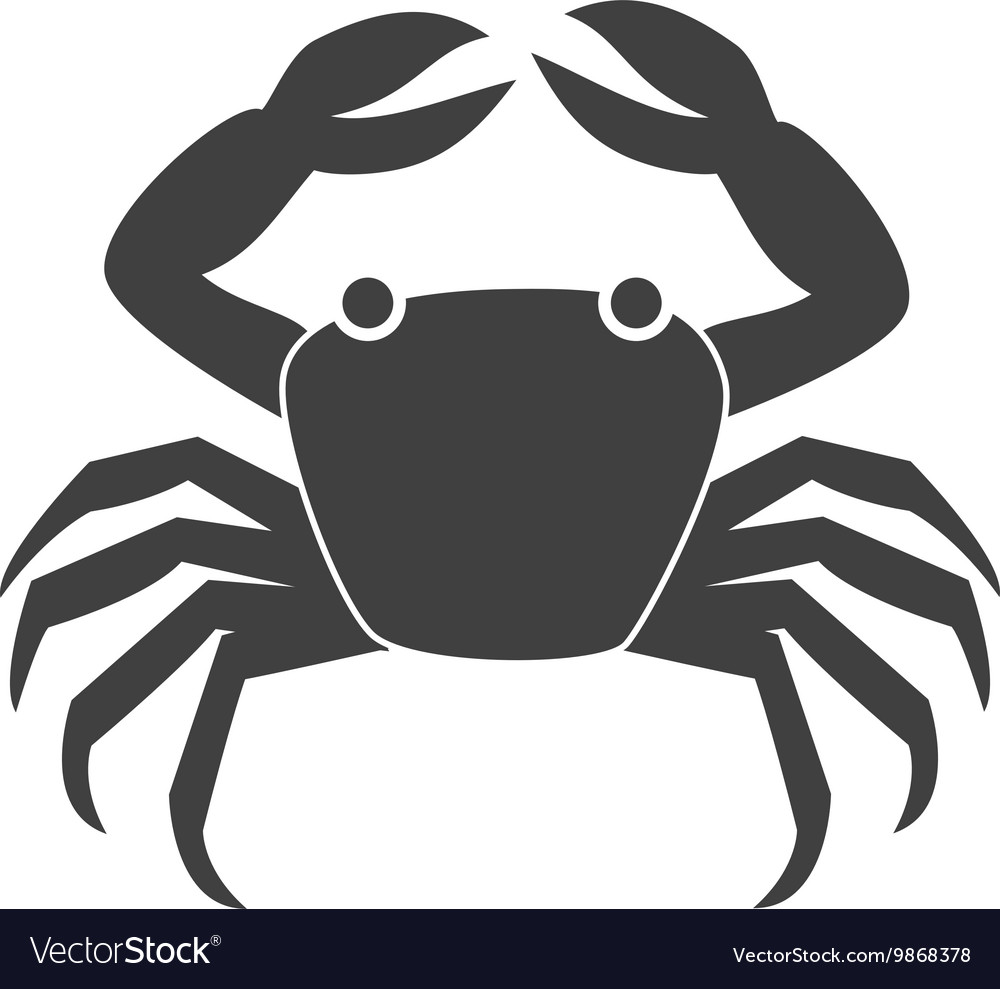 Seafood animal isolated flat icon