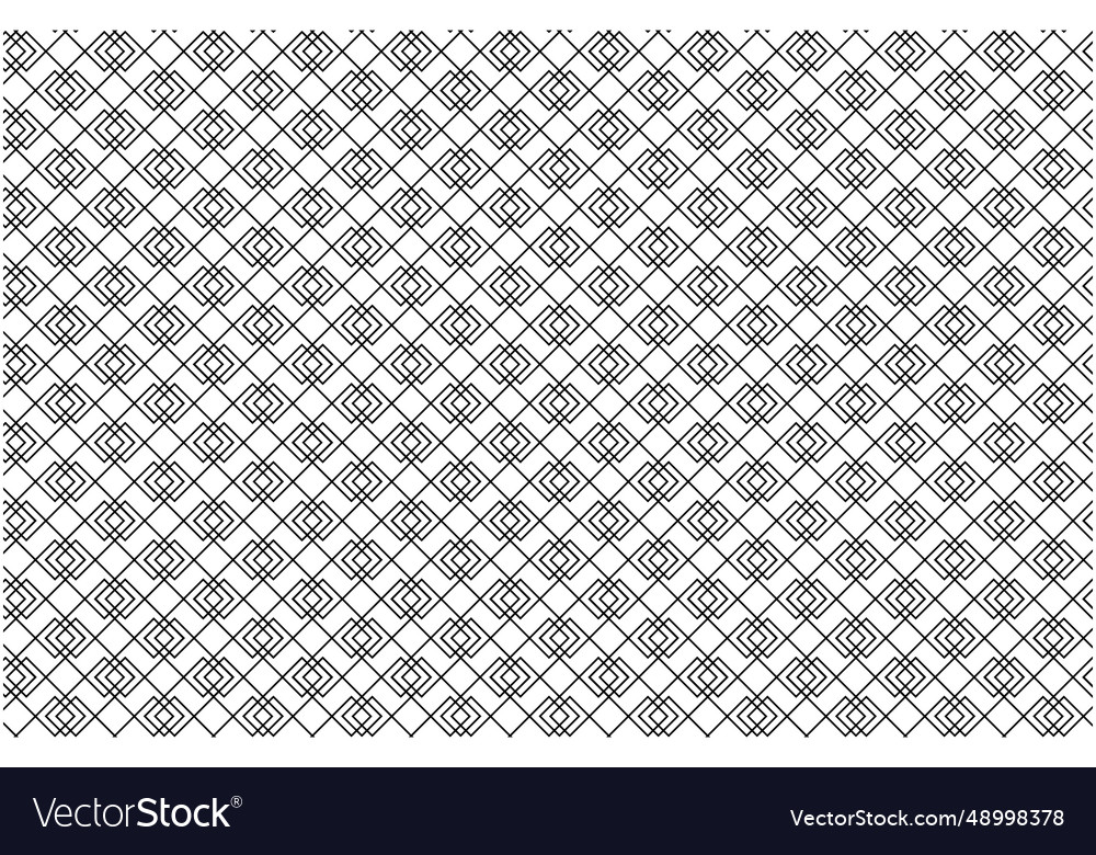 Square line pattern background vector image Square line pattern background