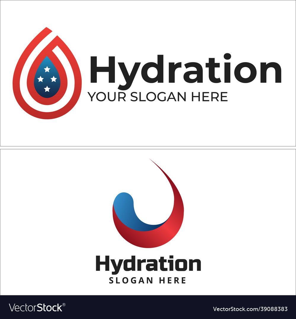 Blood donation volunteer logo design Royalty Free Vector