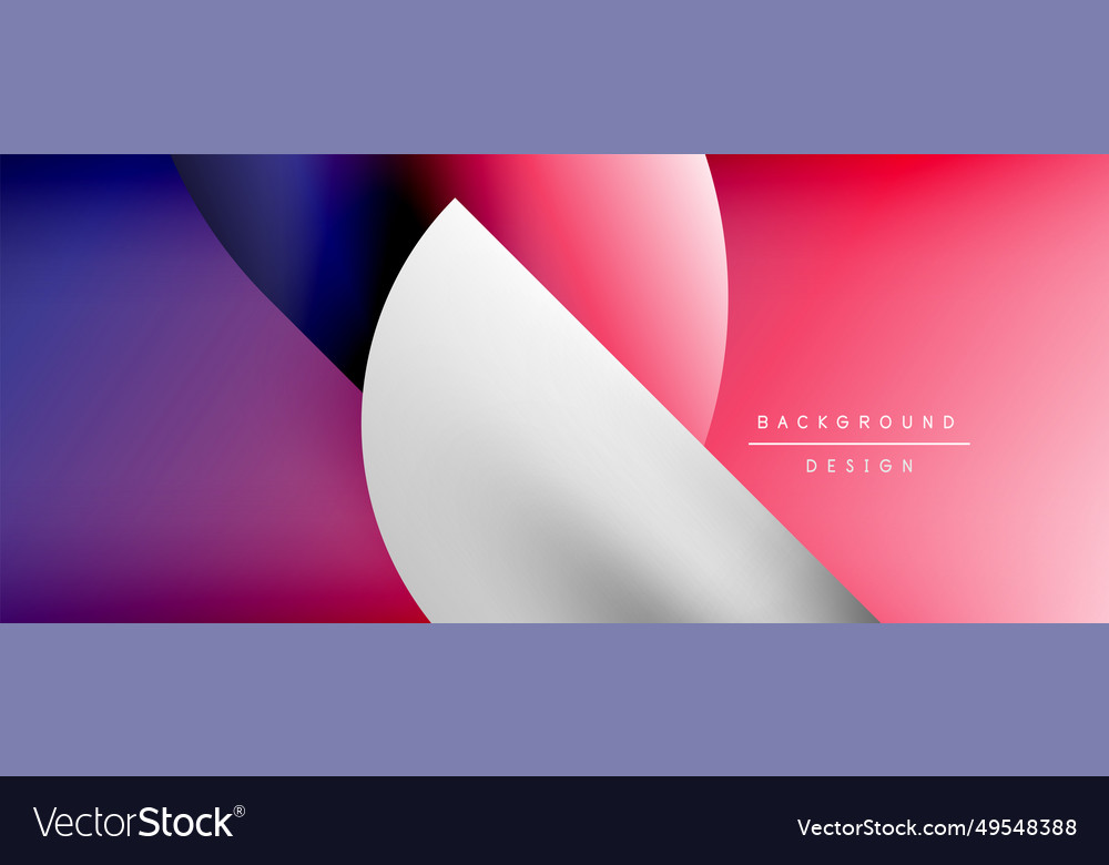 Circles and round shapes with gradients minimal