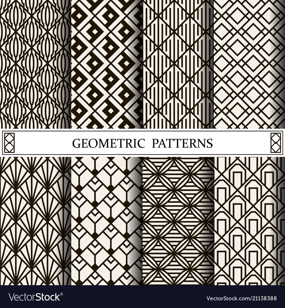 Geometric patternpattern fills web page vector image Geometric patternpattern fills web page