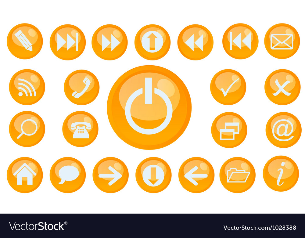 Icon set for web