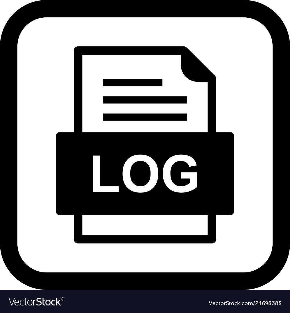 Log file document icon