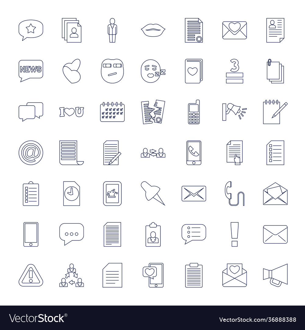 Message icons