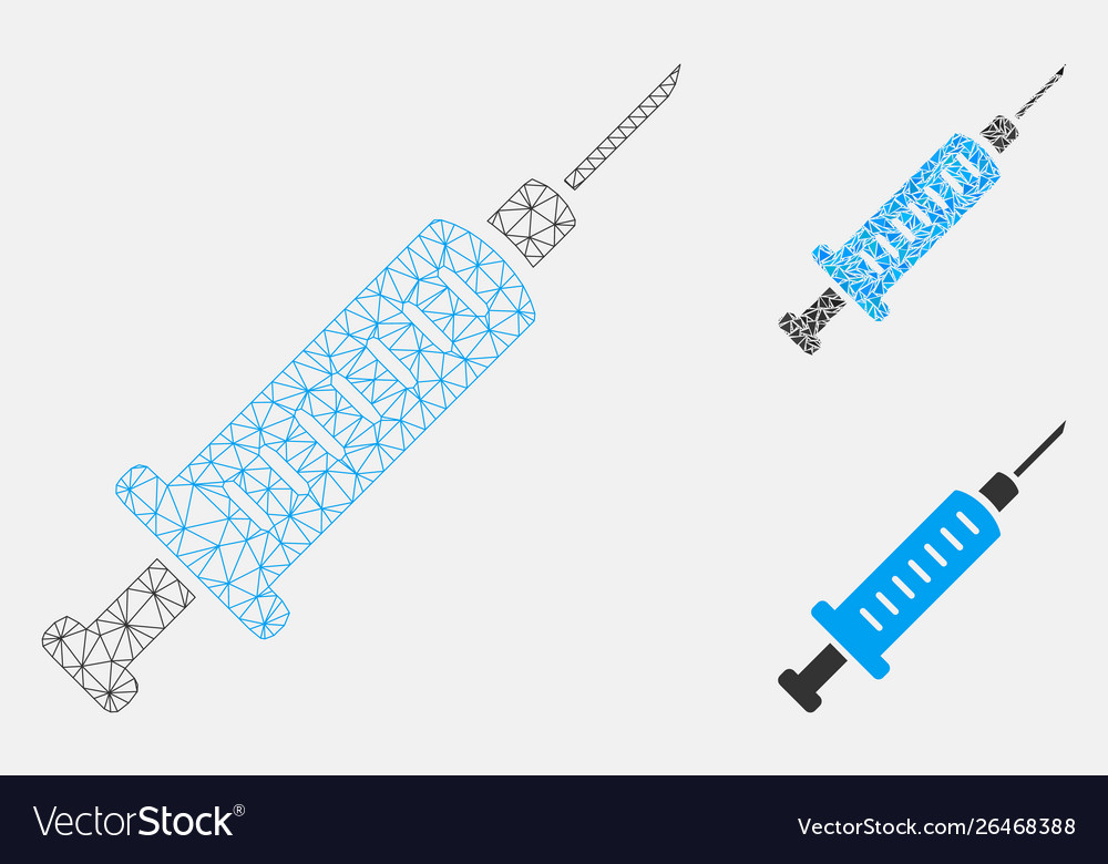 Syringe mesh network model and triangle
