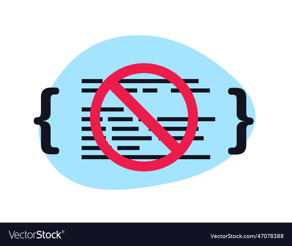 Webentwicklung mit No-Code-Konzept vector image Webentwicklung mit No-Code-Konzept
