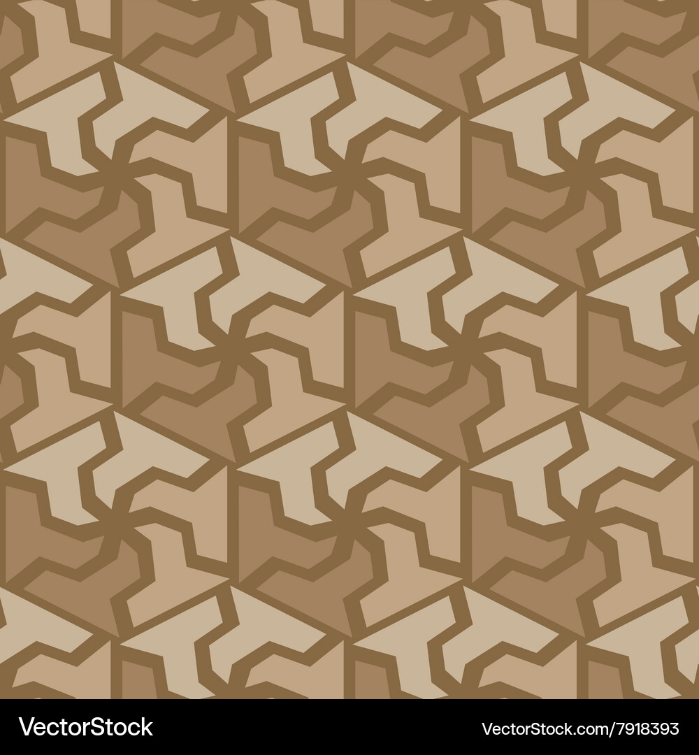 Abstract hexagonal seamless pattern Royalty Free Vector