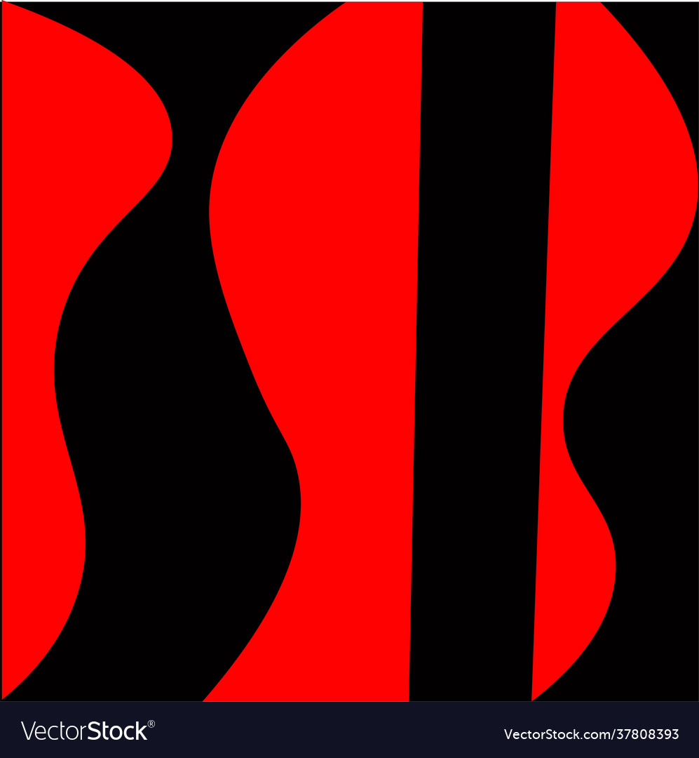 Abstract modern abstractionism red background s