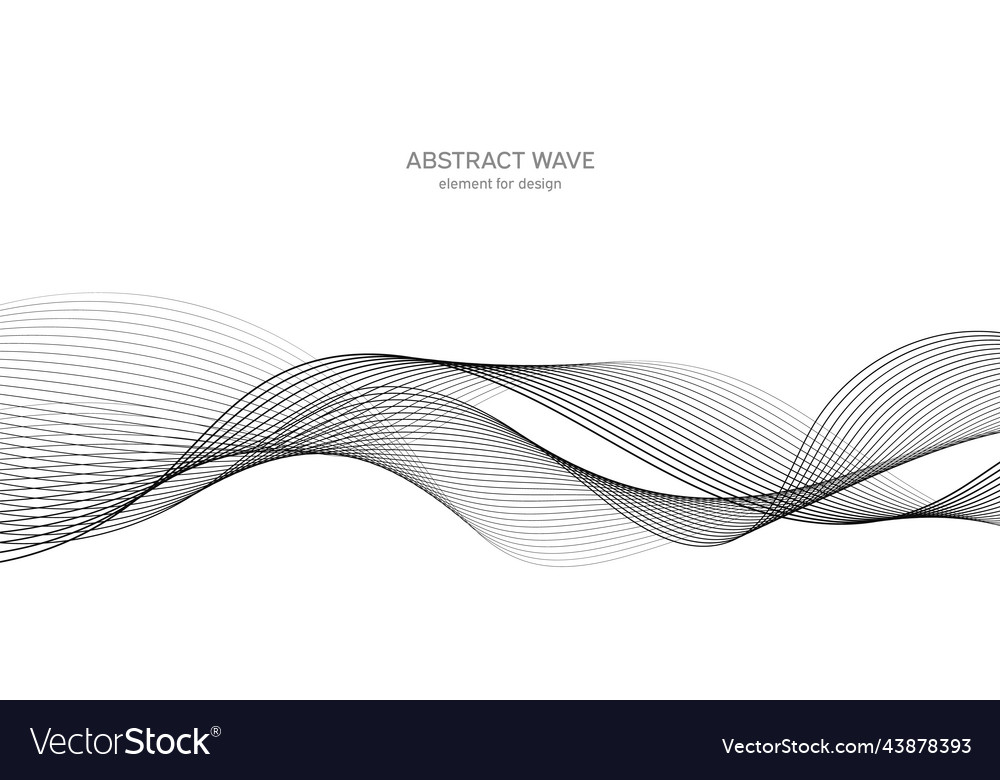 Abstract wave element for design digital vector image Abstract wave element for design digital