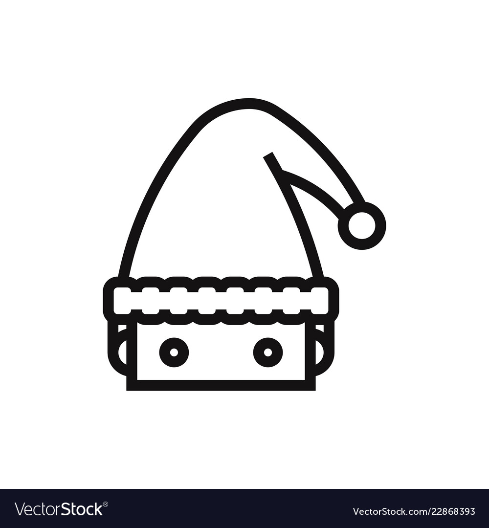 Santa claus head icon