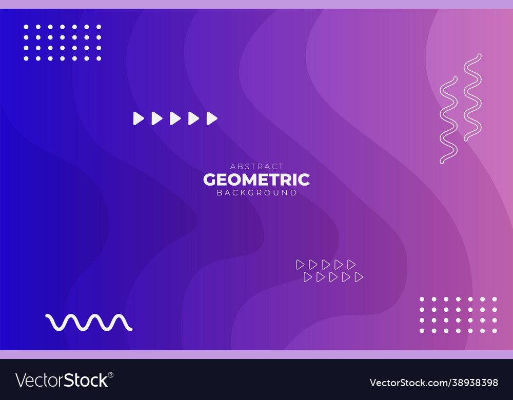 Abstract geometric dynamic shape gradient bright