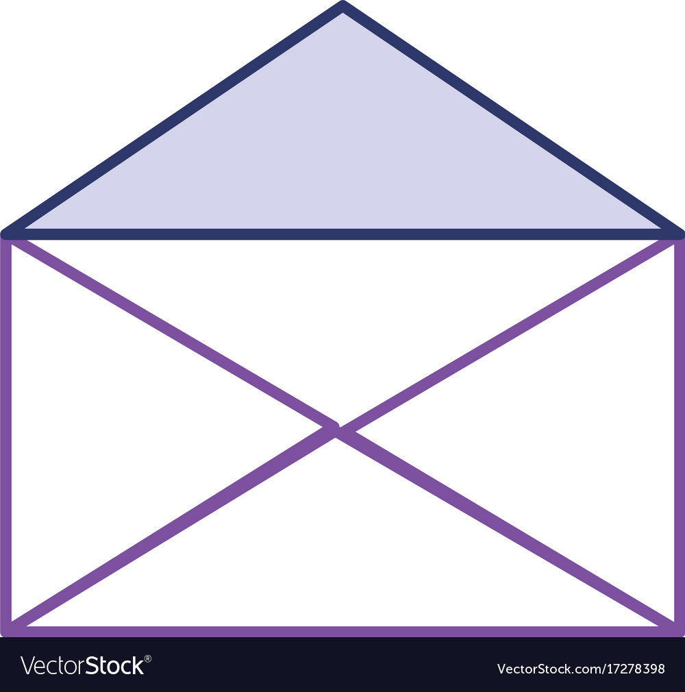 Envelope mail isolated icon