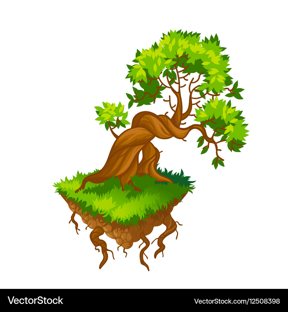 Isometric tree Royalty Free Vector Image - VectorStock