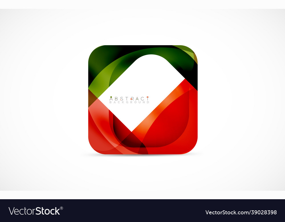 Minimal background abstract square shape vector image Minimal background abstract square shape