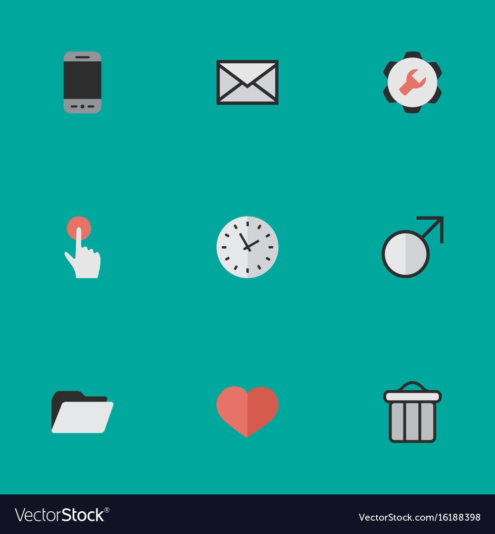 Set of simple ui icons